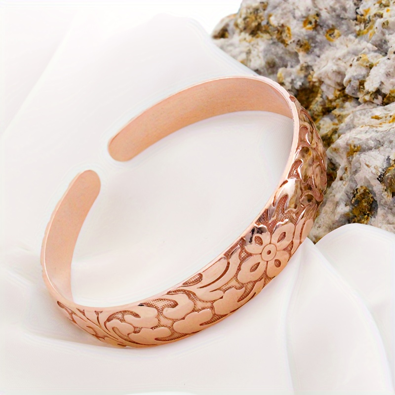 Bohemian Style Copper Women's Bangle Cuff Bracelet